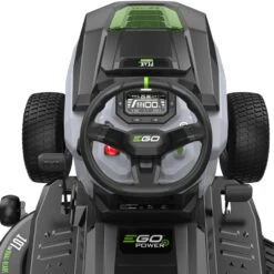 EGO Power+ T6 TR4201E 107cm 56V Battery-Powered Side Discharge Lawn Tractor -Greenworks Sale Shop ego tr4201e lawn tractor cockpit