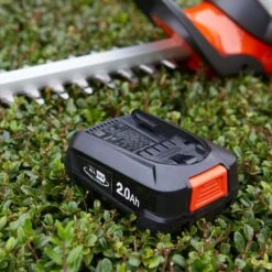 Flymo EasiCut 450 18V Cordless Hedge Trimmer (with 2.0Ah Battery & Charger) (Bundle Builder) -Greenworks Sale Shop flymo easicut 450 hedge trimmer battery 1