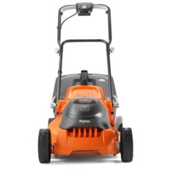 Flymo EasiStore 340R Li 36V Push Cordless Lawn Mower With Rear Roller (with 2 X 2.0Ah 18V Batteries & Chargers) -Greenworks Sale Shop flymo easistore 340r cordless lawnmower front 1