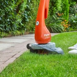 Flymo EasiTrim 250 18V Cordless Grass Trimmer & Lawn Edger (with 2.0Ah Battery & Charger) (Bundle Builder) -Greenworks Sale Shop flymo easitrim 250 grass trimmer lifestyle strimming 2