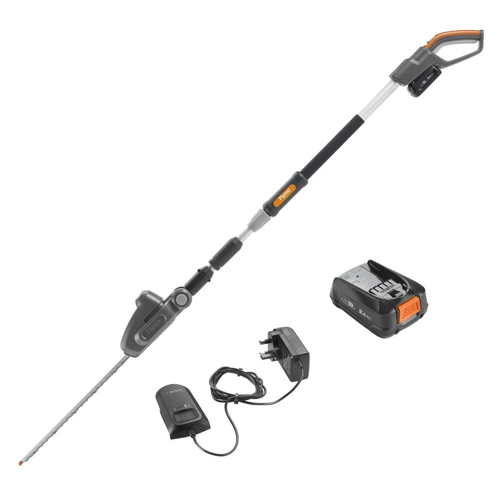 Flymo UltraReach 420 18V Cordless Pole Hedge Trimmer (with 2.5Ah Battery & Charger) 1 Flymo UltraReach 420 18V Cordless Pole Hedge Trimmer (with 2.5Ah Battery & Charger)