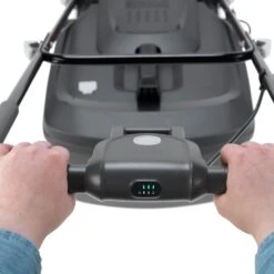 Flymo UltraStore 340R Li 36V Push Cordless Lawn Mower With Rear Roller (with 2 X 2.5Ah 18V Batteries & Chargers) -Greenworks Sale Shop flymo ultrastore 340r li lawnmower led display 1