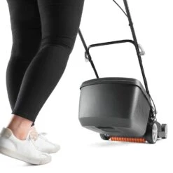 Flymo UltraStore 340R Li 36V Push Cordless Lawn Mower With Rear Roller (with 2 X 2.5Ah 18V Batteries & Chargers) -Greenworks Sale Shop flymo ultrastore 340r li lawnmower rear 2