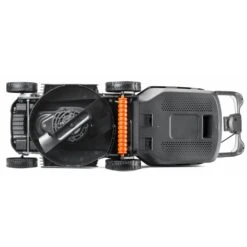 Flymo UltraStore 340R Li 36V Push Cordless Lawn Mower With Rear Roller (with 2 X 2.5Ah 18V Batteries & Chargers) -Greenworks Sale Shop flymo ultrastore 340r li lawnmower underneath 2