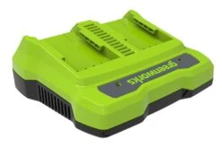 GreenWorks G24X2ABK2X 48V (2 X 24V) Cordless Axial Blower (with 2 X 2Ah 24V Batteries & Charger) 12 GreenWorks G24X2ABK2X 48V (2 X 24V) Cordless Axial Blower (with 2 X 2Ah 24V Batteries & Charger) -Greenworks Sale Shop greenworks 24v dual port charger