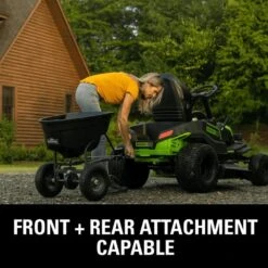 GreenWorks Pro GD60CRT106 CrossoverT 106cm/42" 60V Battery-Powered Side Discharge / Mulching Lawn Tractor 18 GreenWorks Pro GD60CRT106 CrossoverT 106cm/42" 60V Battery-Powered Side Discharge / Mulching Lawn Tractor -Greenworks Sale Shop greenworks 60v crossovert attachments