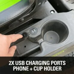 GreenWorks Pro GD60CRT106 CrossoverT 106cm/42" 60V Battery-Powered Side Discharge / Mulching Lawn Tractor (Bundle Builder) 15 GreenWorks Pro GD60CRT106 CrossoverT 106cm/42" 60V Battery-Powered Side Discharge / Mulching Lawn Tractor (Bundle Builder) -Greenworks Sale Shop greenworks 60v crossovert charge points 1