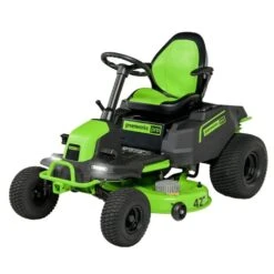 GreenWorks Pro GD60CRT106 CrossoverT 106cm/42" 60V Battery-Powered Side Discharge / Mulching Lawn Tractor (Bundle Builder)