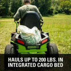 GreenWorks Pro GD60CRZ106 CrossoverZ 60V Battery-Powered Zero-Turn Ride-On Lawn Mower (Bundle Builder) -Greenworks Sale Shop greenworks 60v crossoverz haulage box 1