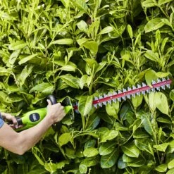 GreenWorks G24HT56K2 24V Cordless Hedge Trimmer (with 2Ah Battery & Charger) (Bundle Builder) 10 GreenWorks G24HT56K2 24V Cordless Hedge Trimmer (with 2Ah Battery & Charger) (Bundle Builder) -Greenworks Sale Shop greenworks g24ht56 hedge trimmer lifestyle3 1 1