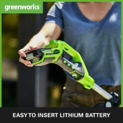 GreenWorks G24LT30M Deluxe 24V Cordless Grass Trimmer / Lawn Edger (Bare Tool) -Greenworks Sale Shop greenworks g24lt30m battery