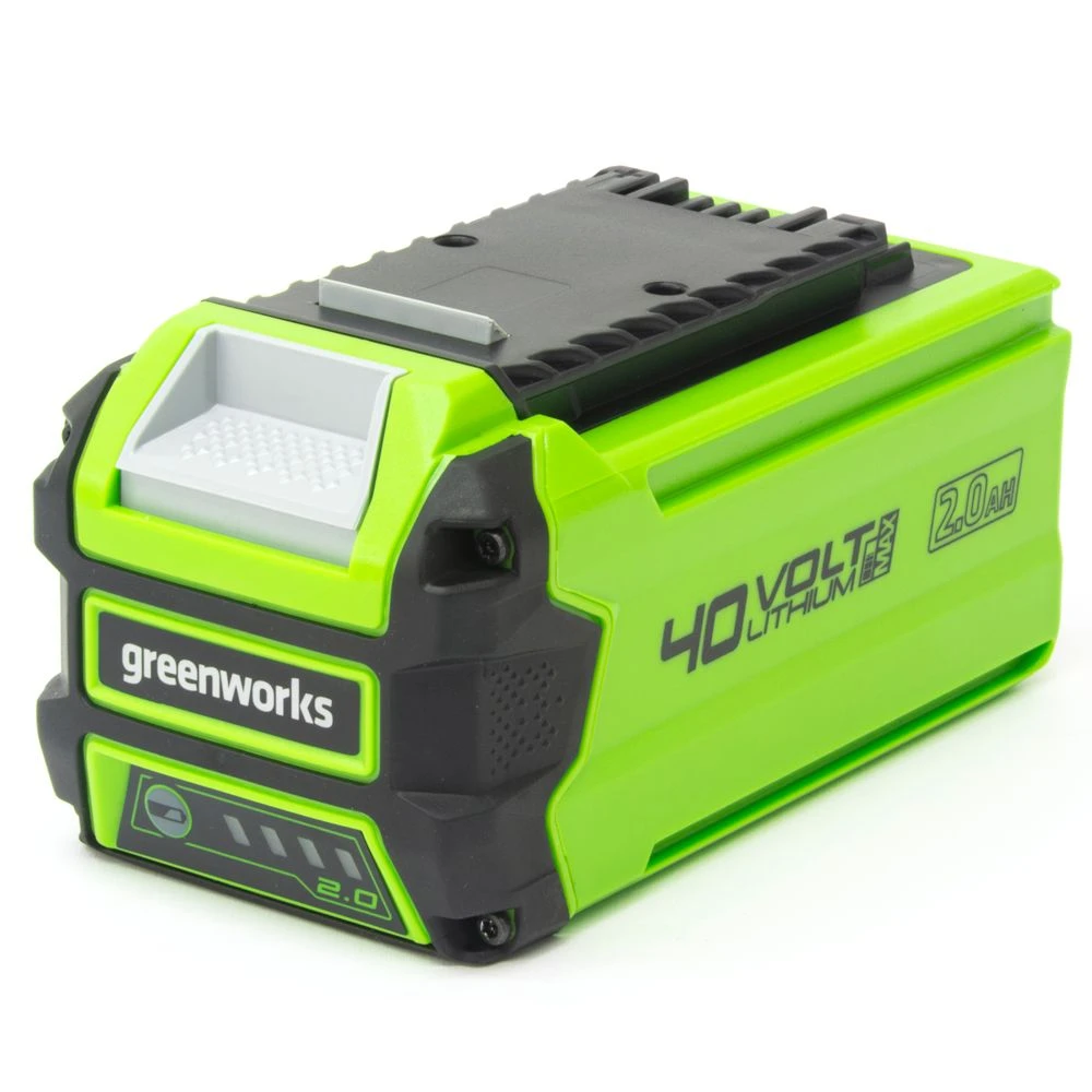 GreenWorks G40LTK2 G-MAX 40V Front Mount Cordless Grass Trimmer (with 1 X 2Ah Battery And 2A Charger) 5 GreenWorks G40LTK2 G-MAX 40V Front Mount Cordless Grass Trimmer (with 1 X 2Ah Battery And 2A Charger) - Image 5