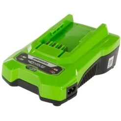 GreenWorks G40T5K2 G-MAX 40V Cordless Grass Trimmer / Edger (with 1 X 2Ah Battery And 2A Charger) (Bundle Builder) -Greenworks Sale Shop greenworks g40c battery charger 1 2 1