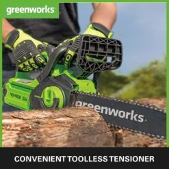 GreenWorks G40CS30II G-MAX 40V Cordless Chainsaw (Bare Tool) -Greenworks Sale Shop greenworks g40cs30ii features tensioner product
