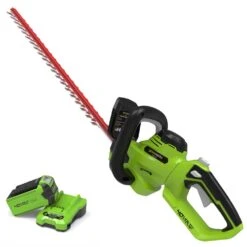GreenWorks G40HT61K2 G-MAX 40V Cordless Hedge Trimmer (with 2Ah Battery & 2A Charger)