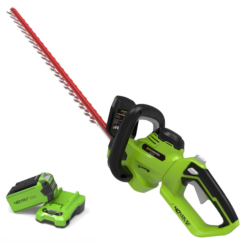 GreenWorks G40HT61K2 G-MAX 40V Cordless Hedge Trimmer (with 2Ah Battery & 2A Charger) (Bundle Builder) 1 GreenWorks G40HT61K2 G-MAX 40V Cordless Hedge Trimmer (with 2Ah Battery & 2A Charger) (Bundle Builder)
