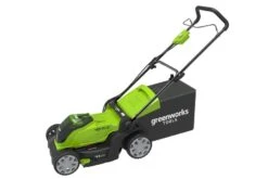 GreenWorks G40LM41K2 2-in-1 G-MAX 40V Push Cordless Lawn Mower (with 1 X 2Ah Battery & 2A Charger) -Greenworks Sale Shop greenworks g40lm41k2x lawnmower 2 1