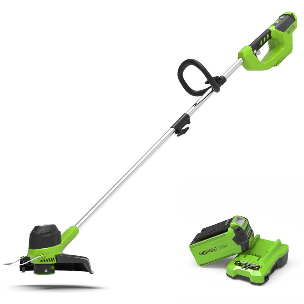 GreenWorks G40LTK2 G-MAX 40V Front Mount Cordless Grass Trimmer (with 1 X 2Ah Battery And 2A Charger) 1 GreenWorks G40LTK2 G-MAX 40V Front Mount Cordless Grass Trimmer (with 1 X 2Ah Battery And 2A Charger)