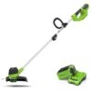 GreenWorks G40LTK2 G-MAX 40V Front Mount Cordless Grass Trimmer (with 1 X 2Ah Battery And 2A Charger) (Bundle Builder)