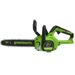 GreenWorks GD24CS30K4 DigiPro 24V Cordless Chainsaw (with 4Ah Battery & Charger) -Greenworks Sale Shop greenworks gd24cs30 1 1
