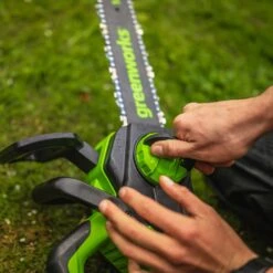 GreenWorks GD24CS30K4 DigiPro 24V Cordless Chainsaw (with 4Ah Battery & Charger) -Greenworks Sale Shop greenworks gd24cs30 lifestyle tensioner 1