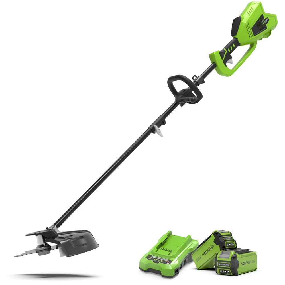 GreenWorks GD40BCK2X G-MAX DigiPro 40V Cordless Trimmer (with 2 X 2Ah Batteries & 2A Charger) 1 GreenWorks GD40BCK2X G-MAX DigiPro 40V Cordless Trimmer (with 2 X 2Ah Batteries & 2A Charger)