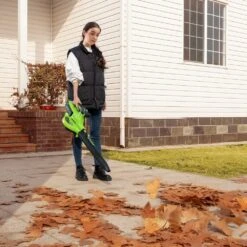 GreenWorks GD40BVII G-MAX DigiPro 40V Cordless Blower / Vacuum (Bare Tool) (Bundle Builder) -Greenworks Sale Shop greenworks gd40bvii lifestyle 2 2