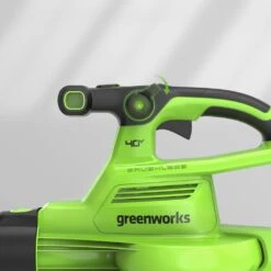 GreenWorks GD40BVIIK2X G-MAX DigiPro 40V Cordless Blower / Vacuum (2 X 2Ah Batteries & 2A Standard Charger) (Bundle Builder) -Greenworks Sale Shop greenworks gd40bvii lifestyle 5 1 1
