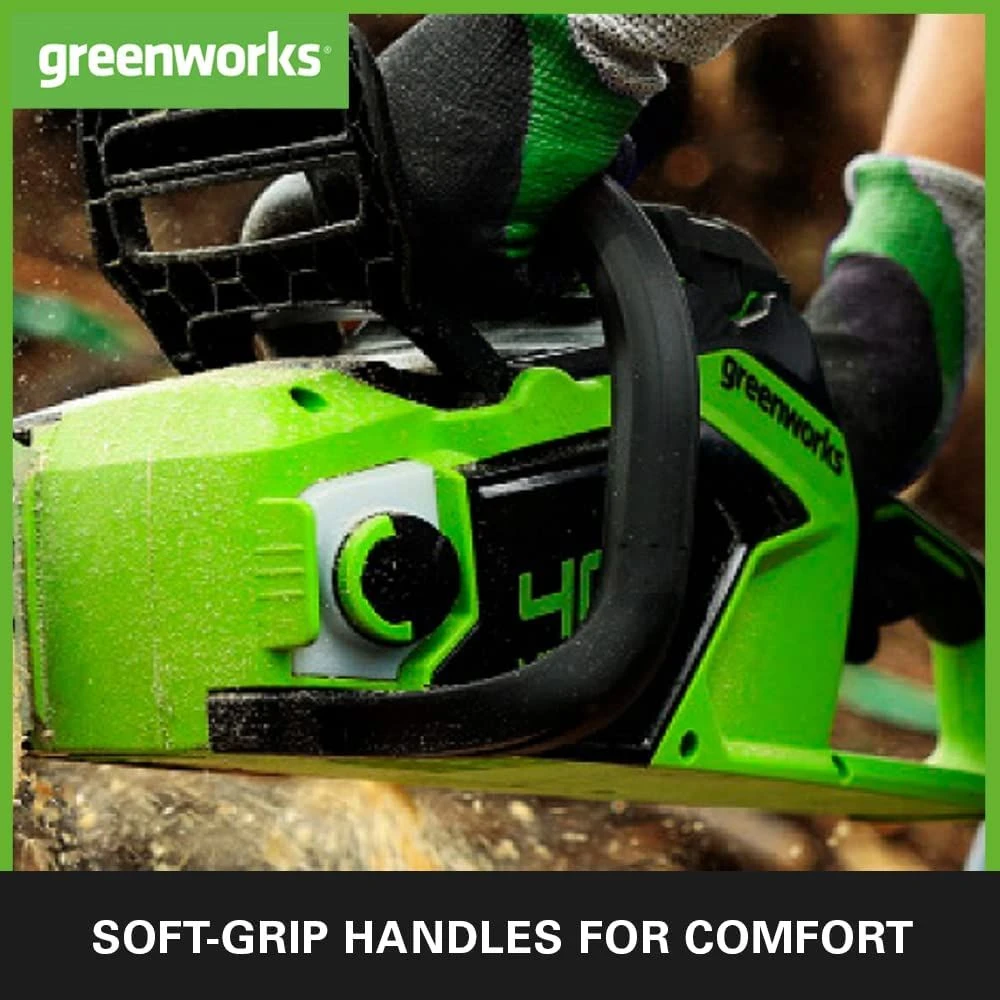 GreenWorks GD40CS18 40cm G-MAX 40V Cordless Chainsaw (Bare Tool) 7 GreenWorks GD40CS18 40cm G-MAX 40V Cordless Chainsaw (Bare Tool) - Image 7