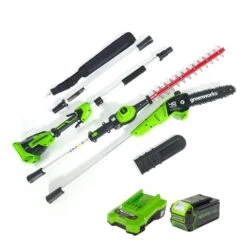 GreenWorks GD40PSHK4 Brushless 40V Multi Tool (with 4Ah Battery & 2A Charger)