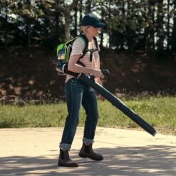 GreenWorks Pro GD60BPB 60V Backpack Blower (Bare Tool) -Greenworks Sale Shop greenworks gd60bpb lifestyle
