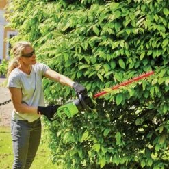 GreenWorks Pro GD60HT66 60V Cordless Hedge Trimmer (Bare Tool) (Bundle Builder) -Greenworks Sale Shop greenworks gd60ht66 hedge trimmer lifestyle 1 1 1