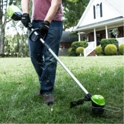 GreenWorks Pro GD60LT 60V Cordless Grass Trimmer (Bare Tool) 15 GreenWorks Pro GD60LT 60V Cordless Grass Trimmer (Bare Tool) -Greenworks Sale Shop greenworks gd60lt line trimmer lifestyle