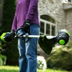 GreenWorks Pro GD60LT 60V Cordless Grass Trimmer (Bare Tool) (Bundle Builder) 18 GreenWorks Pro GD60LT 60V Cordless Grass Trimmer (Bare Tool) (Bundle Builder) -Greenworks Sale Shop greenworks gd60lt line trimmer lifestyle 2 2