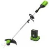 GreenWorks Pro GD60LTK2 60V Cordless Grass Trimmer (with 2Ah Battery & 2A Charger)
