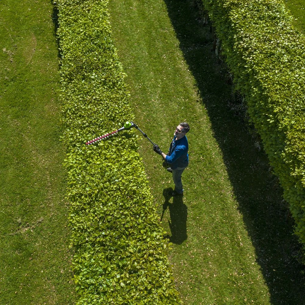 GreenWorks Pro GD60PHT51 60V Cordless Long Reach Hedge Trimmer (Bare Tool) 9 GreenWorks Pro GD60PHT51 60V Cordless Long Reach Hedge Trimmer (Bare Tool) - Image 9