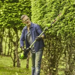GreenWorks Pro GD60PHT51 60V Cordless Long Reach Hedge Trimmer (Bare Tool) 14 GreenWorks Pro GD60PHT51 60V Cordless Long Reach Hedge Trimmer (Bare Tool) -Greenworks Sale Shop greenworks gd60pht51 pole hedge trimmer angle