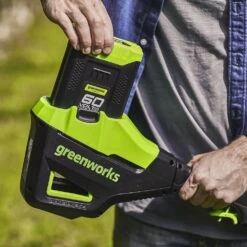 GreenWorks Pro GD60PHT51 60V Cordless Long Reach Hedge Trimmer (Bare Tool) 12 GreenWorks Pro GD60PHT51 60V Cordless Long Reach Hedge Trimmer (Bare Tool) -Greenworks Sale Shop greenworks gd60pht51 pole hedge trimmer battery