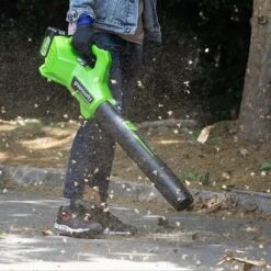 GreenWorks G24ABII 24V Cordless Axial Blower (Bare Tool) -Greenworks Sale Shop greenworks gwg24abii blower lifestyle 2