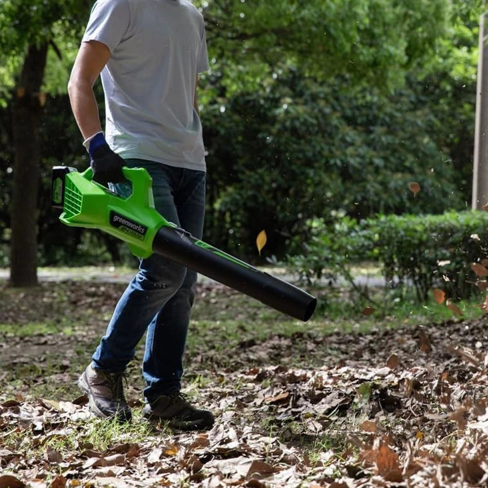 GreenWorks G24ABIIK2 24V Cordless Axial Blower (with 2Ah Battery & 2A Charger) 4 GreenWorks G24ABIIK2 24V Cordless Axial Blower (with 2Ah Battery & 2A Charger) - Image 4