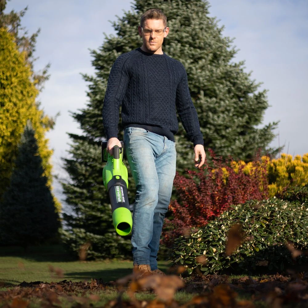 GreenWorks G24X2AB 48V (2 X 24V) Cordless Axial Blower (Bare Tool) 3 GreenWorks G24X2AB 48V (2 X 24V) Cordless Axial Blower (Bare Tool) - Image 3