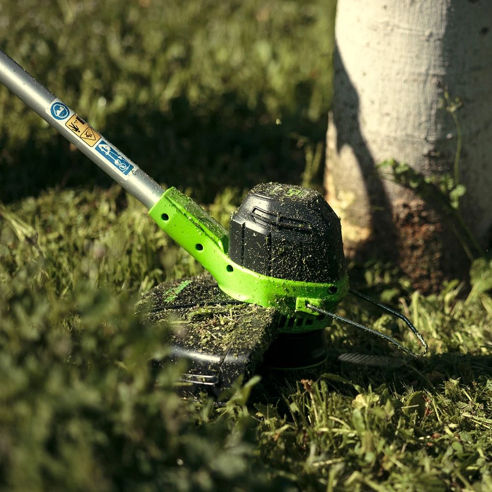 GreenWorks G40LTK2 G-MAX 40V Front Mount Cordless Grass Trimmer (with 1 X 2Ah Battery And 2A Charger) 8 GreenWorks G40LTK2 G-MAX 40V Front Mount Cordless Grass Trimmer (with 1 X 2Ah Battery And 2A Charger) - Image 8