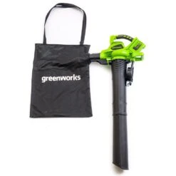 GreenWorks GD24X2BVK4X DigiPro 48V (2 X 24V) Cordless Blower / Vacuum (with 2 X 4Ah Batteries & 2A Twin Charger) -Greenworks Sale Shop greenworks gwgd24x2bv blower vac 2