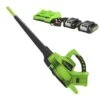 GreenWorks GD24X2BVK4X DigiPro 48V (2 X 24V) Cordless Blower / Vacuum (with 2 X 4Ah Batteries & 2A Twin Charger) (Bundle Builder)