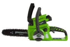 GreenWorks G24CSK2 24V Cordless Chainsaw (with 2Ah Battery And Charger) -Greenworks Sale Shop gw2000007 a 2 2