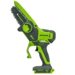 GreenWorks G24MCS10K2 24V Cordless Mini Pruning Chainsaw (with 2Ah Battery & 2A Charger) -Greenworks Sale Shop gwg24mcs10