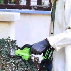GreenWorks G24SHT 2-in-1 24V Cordless Grass Shrub Shear (with 2.0Ah Battery & 0.5Ah Micro Charger) 13 GreenWorks G24SHT 2-in-1 24V Cordless Grass Shrub Shear (with 2.0Ah Battery & 0.5Ah Micro Charger) -Greenworks Sale Shop gwg24sht grass shear on shrub 1
