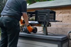 The Handy THLS-4G 4 Ton Electric Log Splitter -Greenworks Sale Shop handy 4t log splitter lifestyle 2