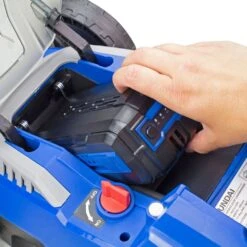 Hyundai HYM40Li330P 40V Push Cordless Lawn Mower With Rear Roller (with 2.5Ah Battery & Charger) -Greenworks Sale Shop hym40li330p insert battery 1