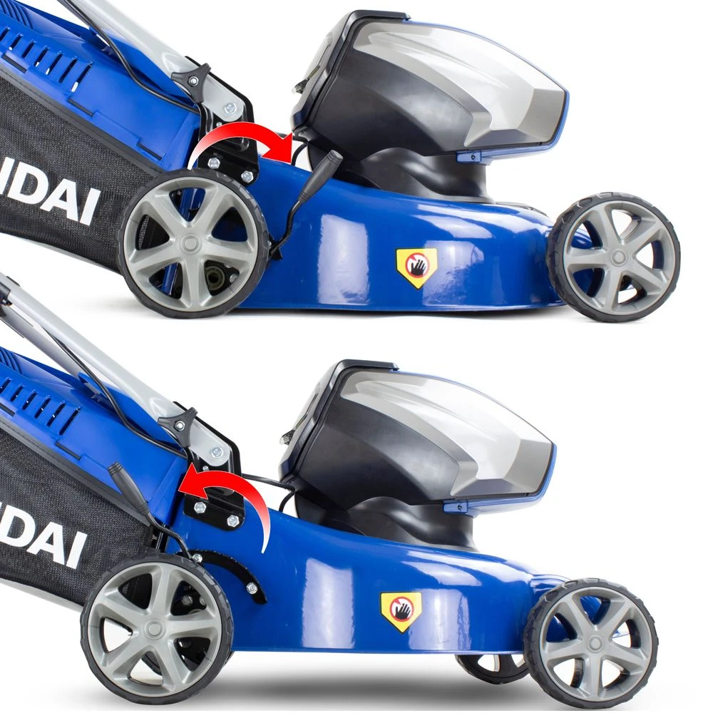 Hyundai HYM40Li420SP 40V Self-Propelled Cordless Lawn Mower (with 2.5Ah Battery & Charger) 8 Hyundai HYM40Li420SP 40V Self-Propelled Cordless Lawn Mower (with 2.5Ah Battery & Charger) - Image 8